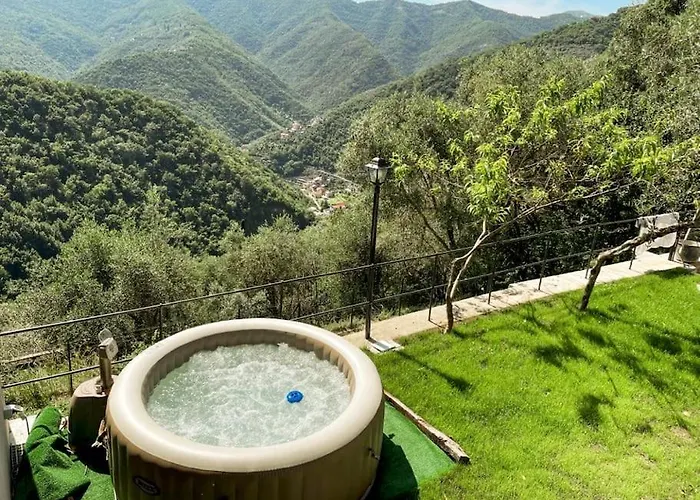 The Olive Trees- Jacuzzi-garden-wifi-barbecue-parking Avegno