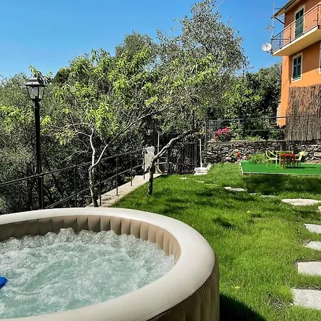 Holiday home The Olive Trees- Jacuzzi-garden-wifi-barbecue-parking Avegno
